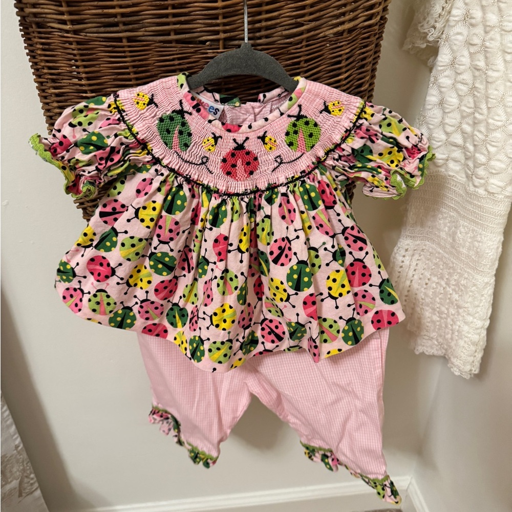 Cukees Pink LadyBug outfit
